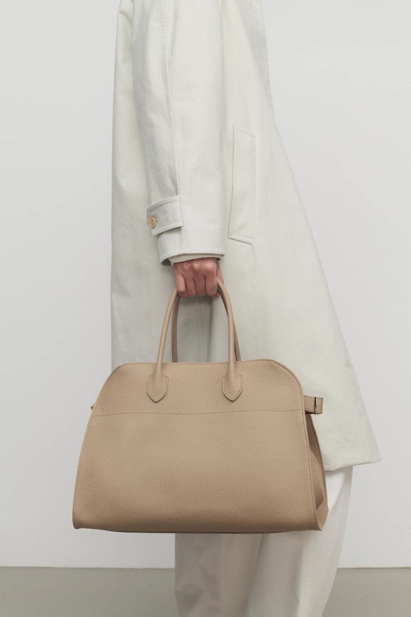 borsa margaux soft in pelle numero 15 di the row