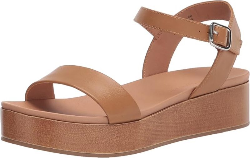 flatform con plateau e doppio cinturino, sandali amazon prime day